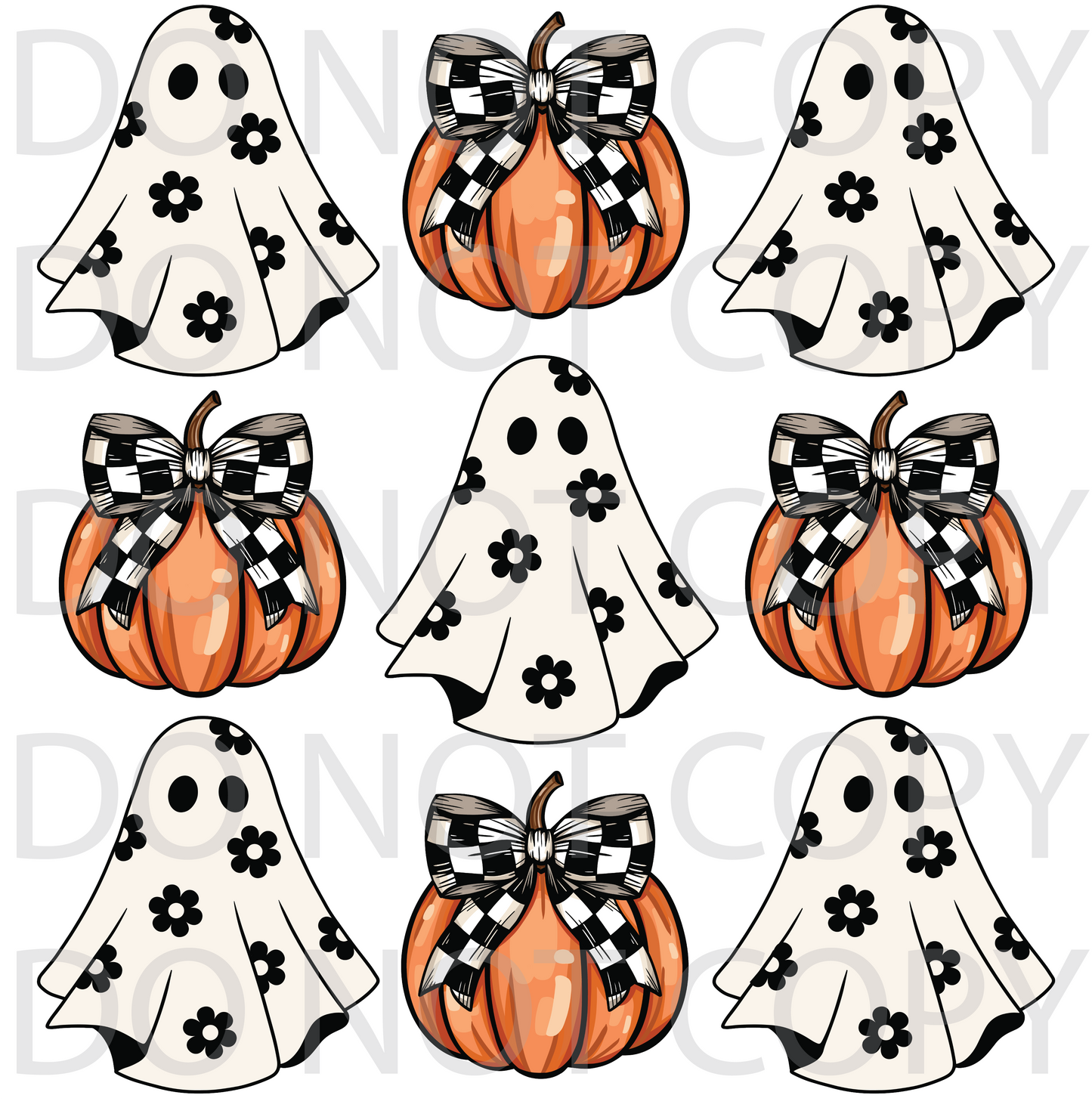 SALE Fall Pumpkin Coquette DTF Transfer